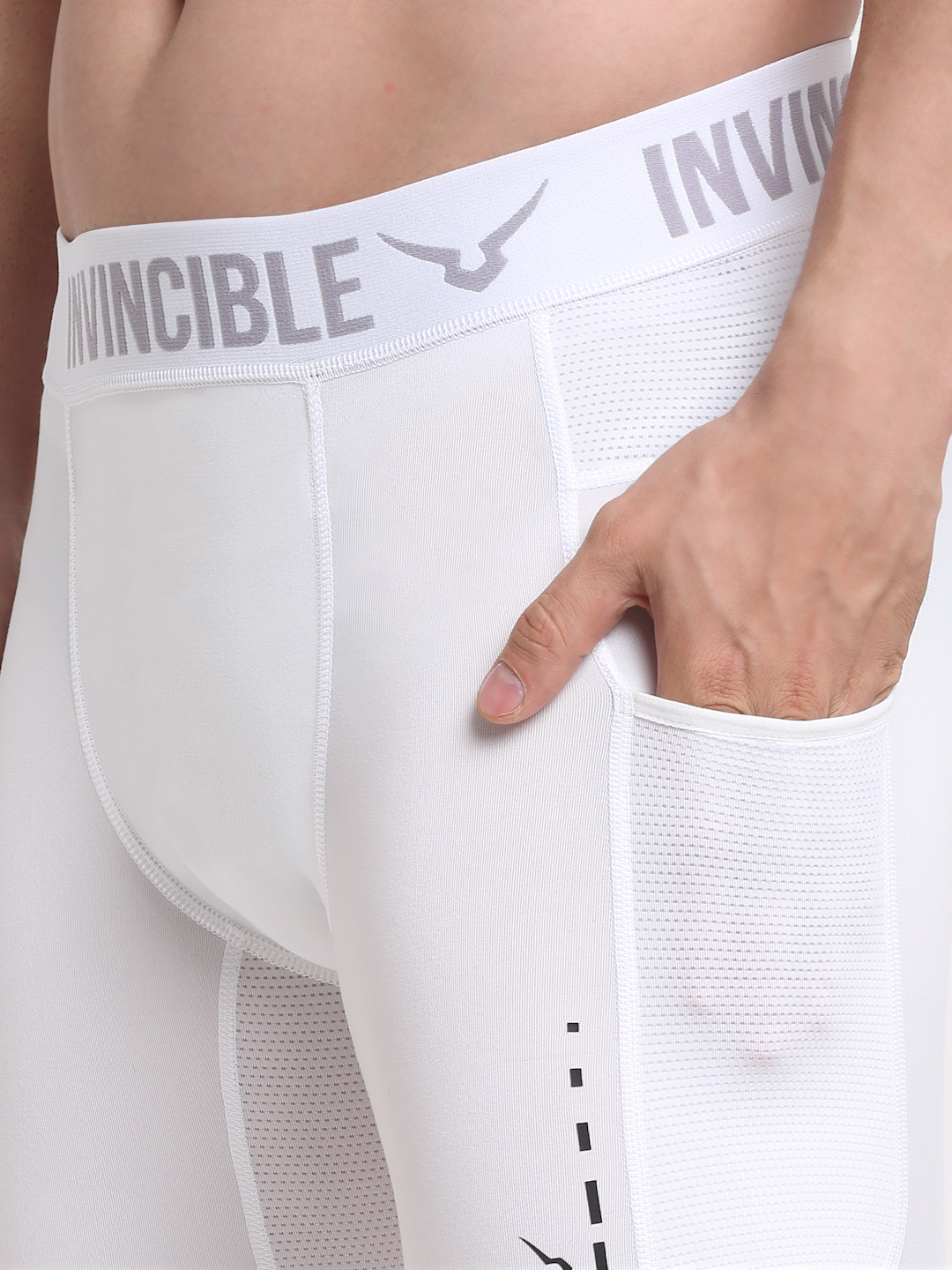Invincible Men's Ghost Compression Shorts