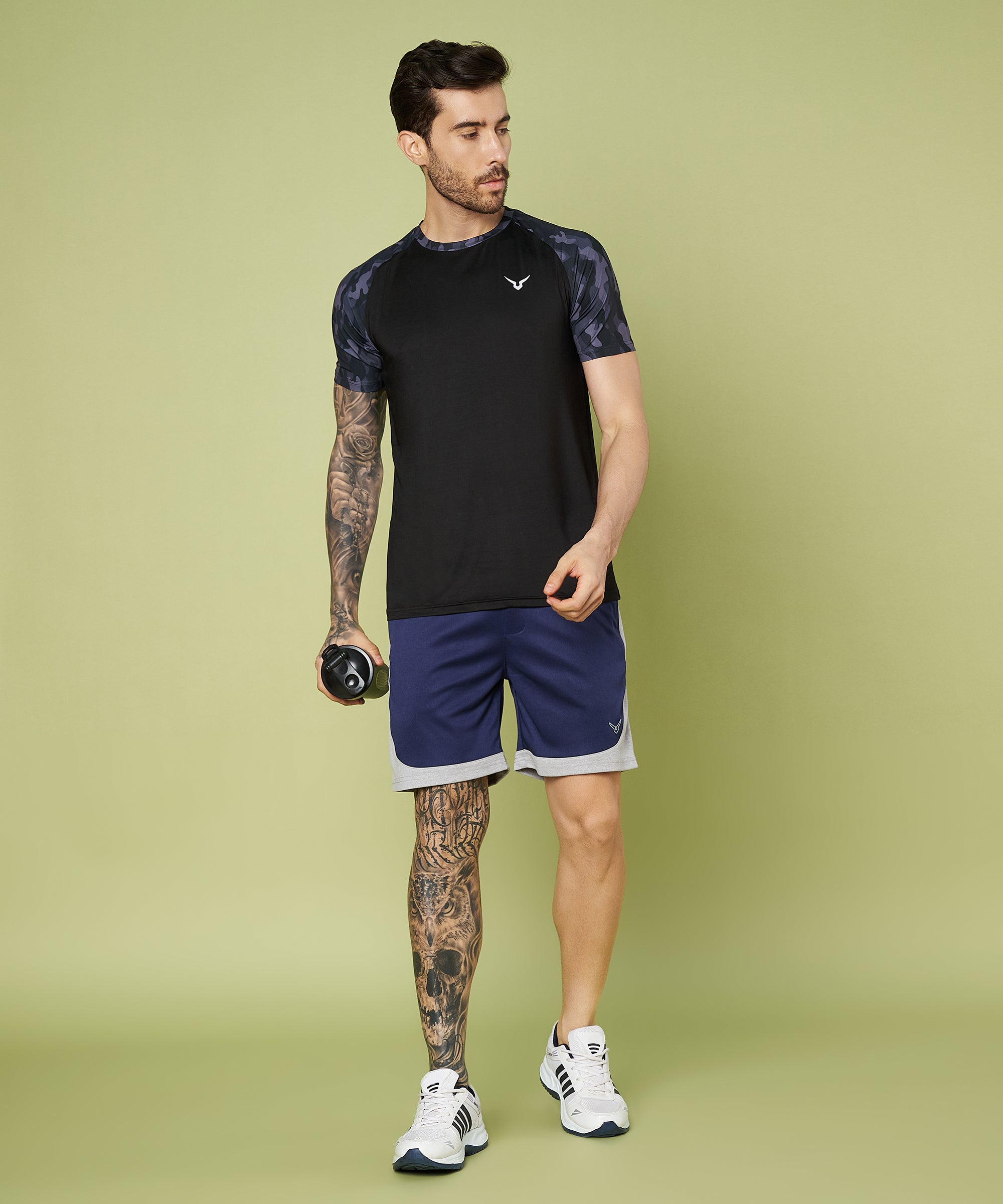 Invincible Men's Active Wear Gym Shorts