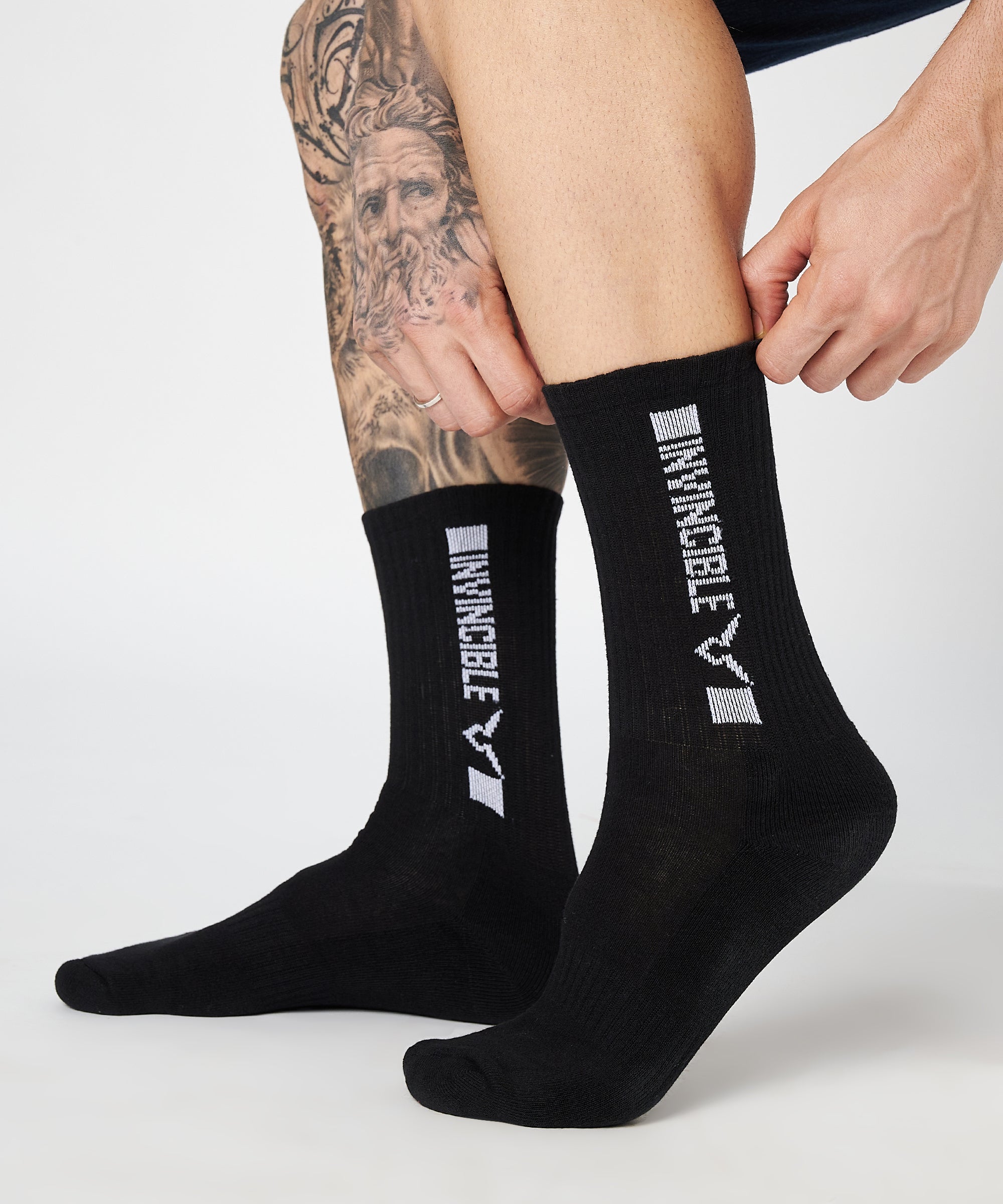 Invincible Set of 3 Calf Length Socks
