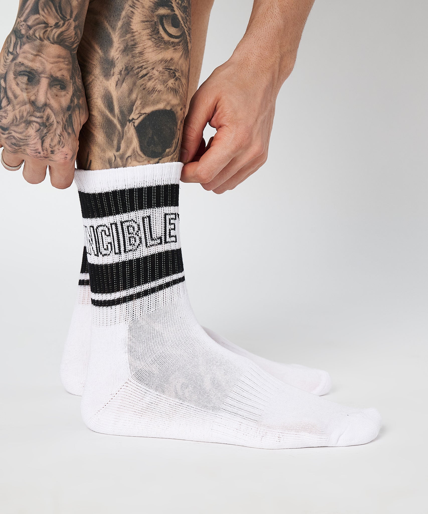 Invincible Set of 3 MID Length Socks