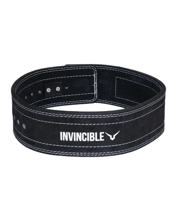 Invincible Heavy Duty Power Lifting Belt with Stainless Steel Lever Hover