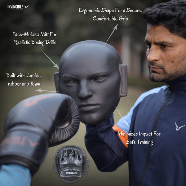 Invincible Mask-Punching Mitt Hover