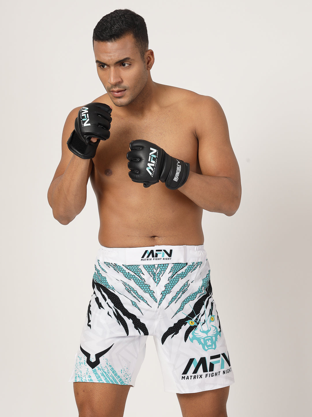 Invincible Men's MFN 17 Replica Fighting Shorts