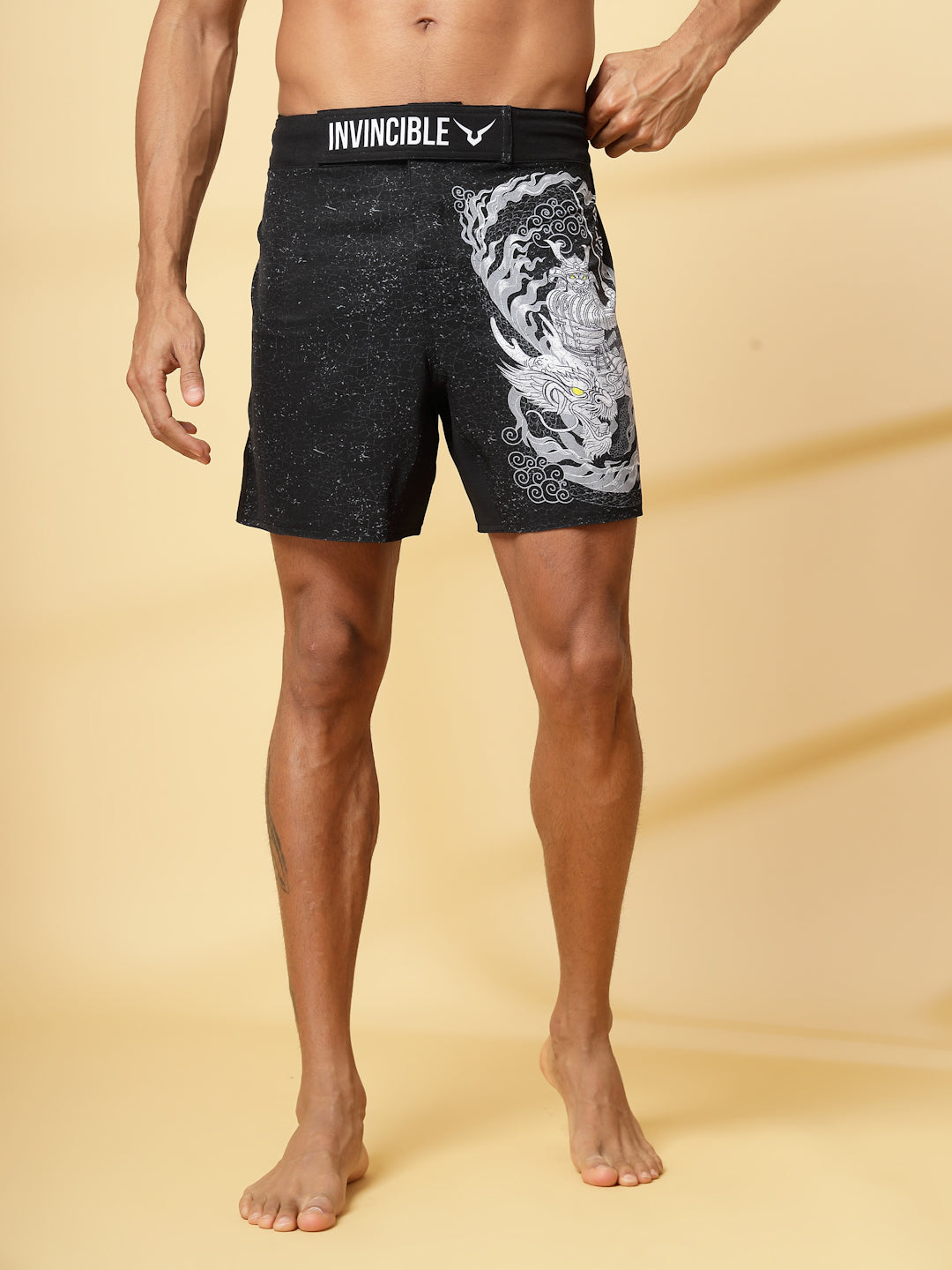 Invincible Men's Samurai MMA Shorts