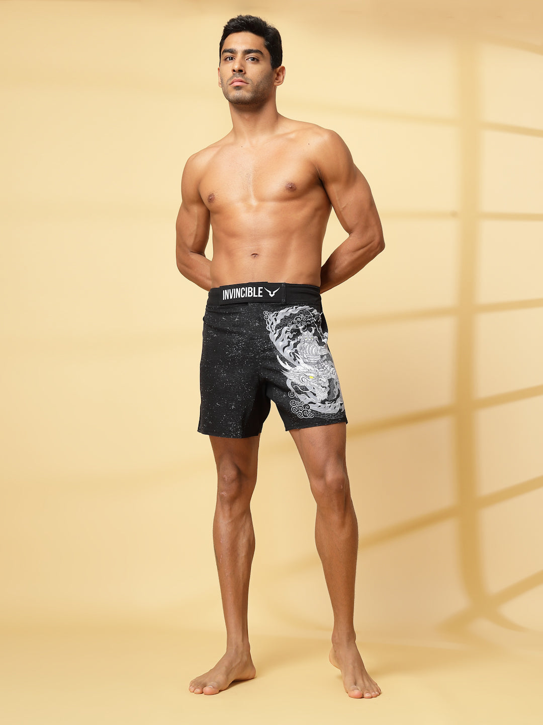 Invincible Men's Samurai MMA Shorts