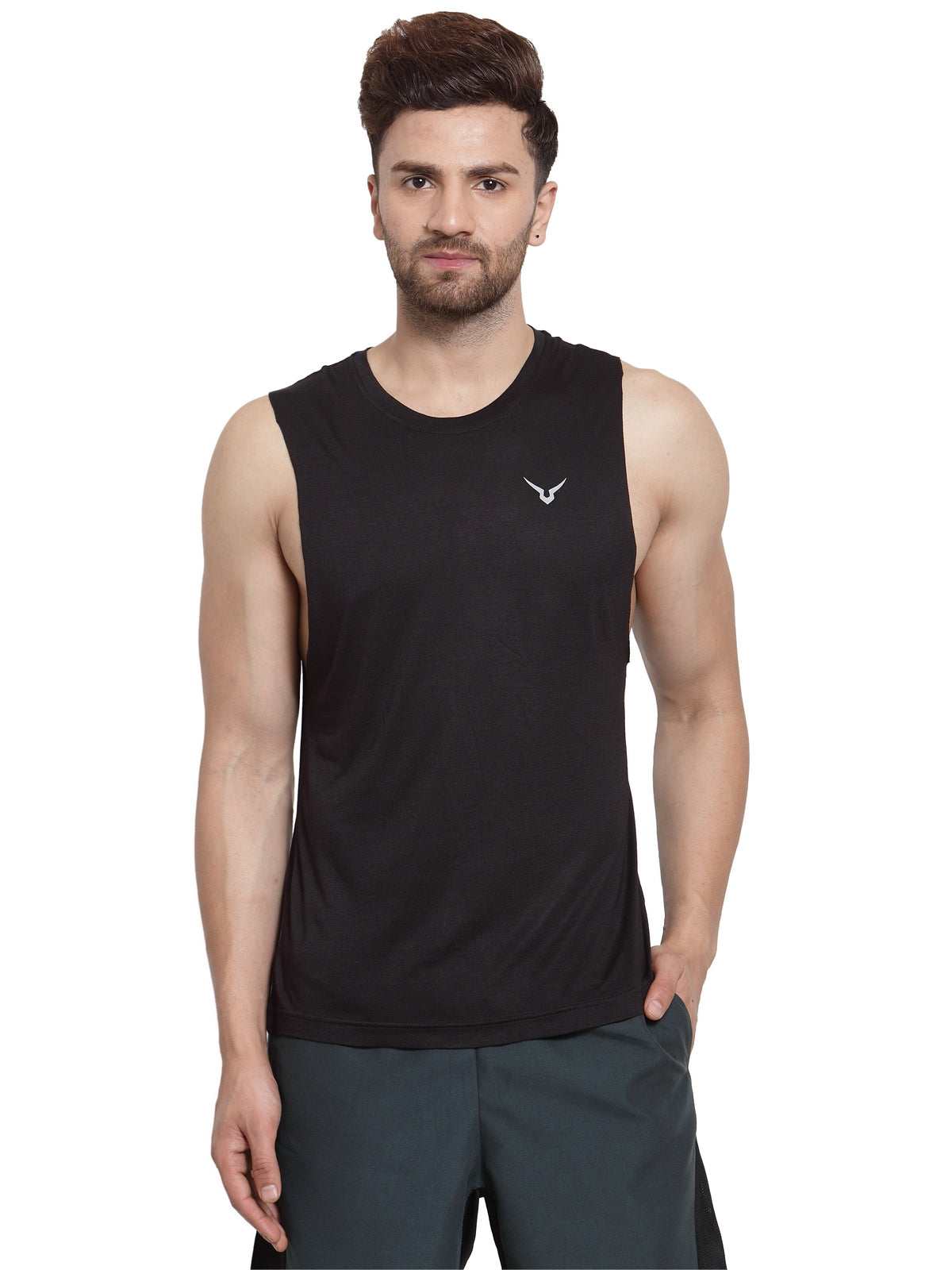 Invincible Men's Softest Ever Deep Arm Hole Sleeveless Tank