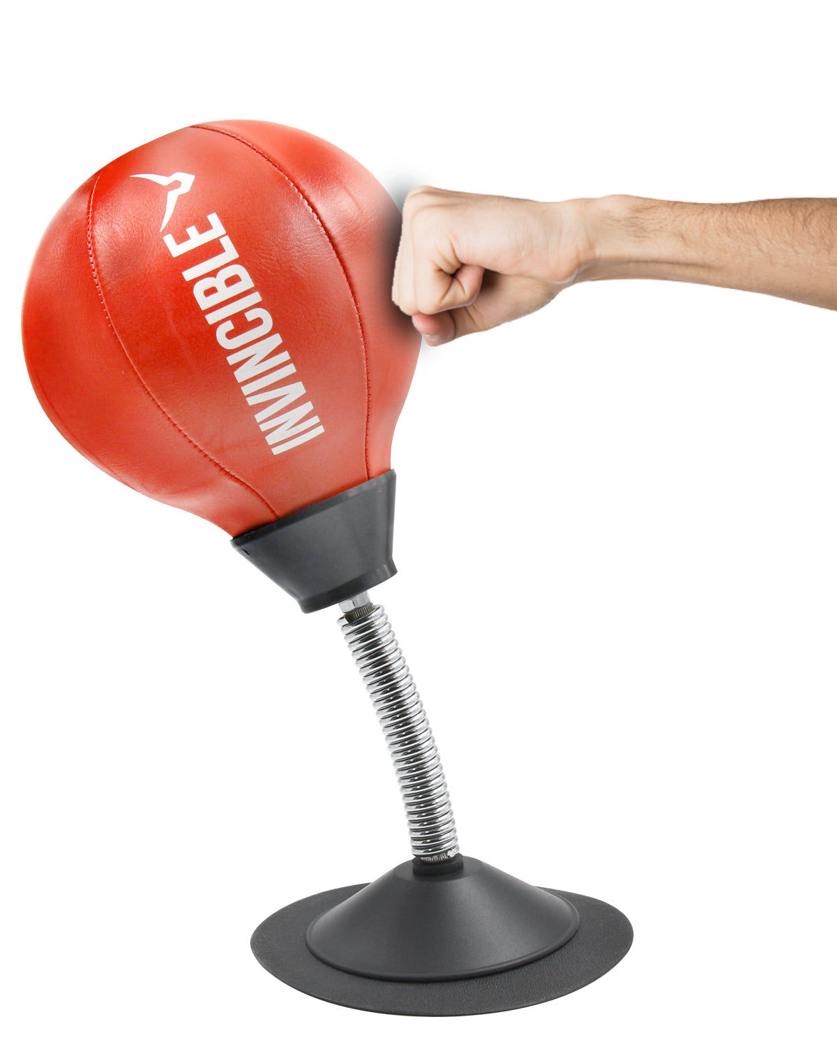 Invincible Inflatable Desk Punching Bag