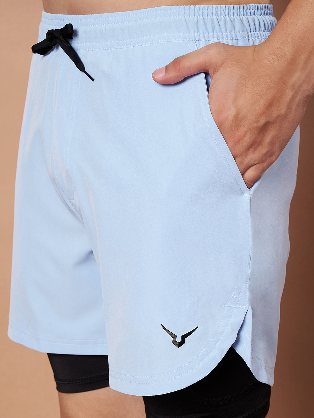 Invincible Men's Double Layered Shorts