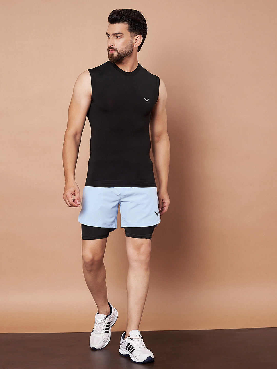 Invincible Men's Double Layered Shorts