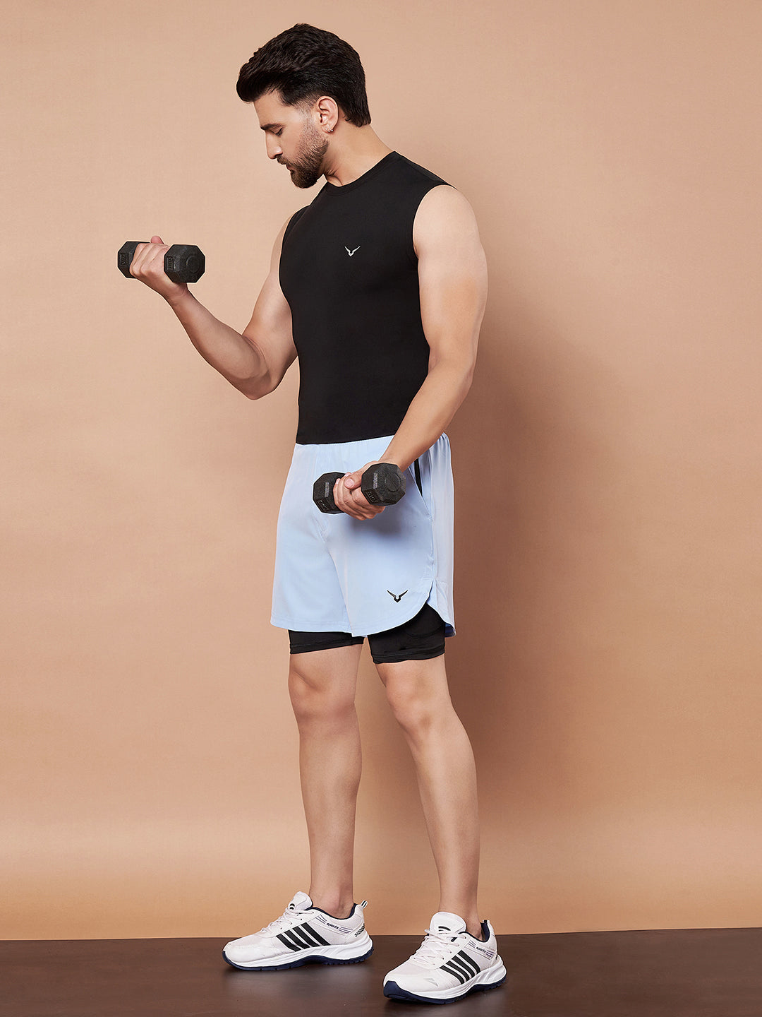 Invincible Men's Double Layered Shorts
