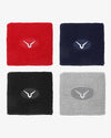 Invincible Cotton Wristband Sweatbands - 3 Inch, Pack of 4