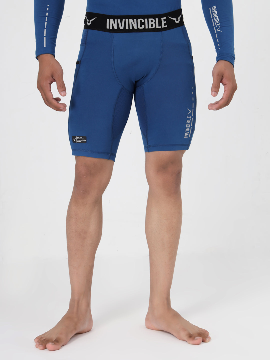 Invincible Men's Ghost Compression Shorts