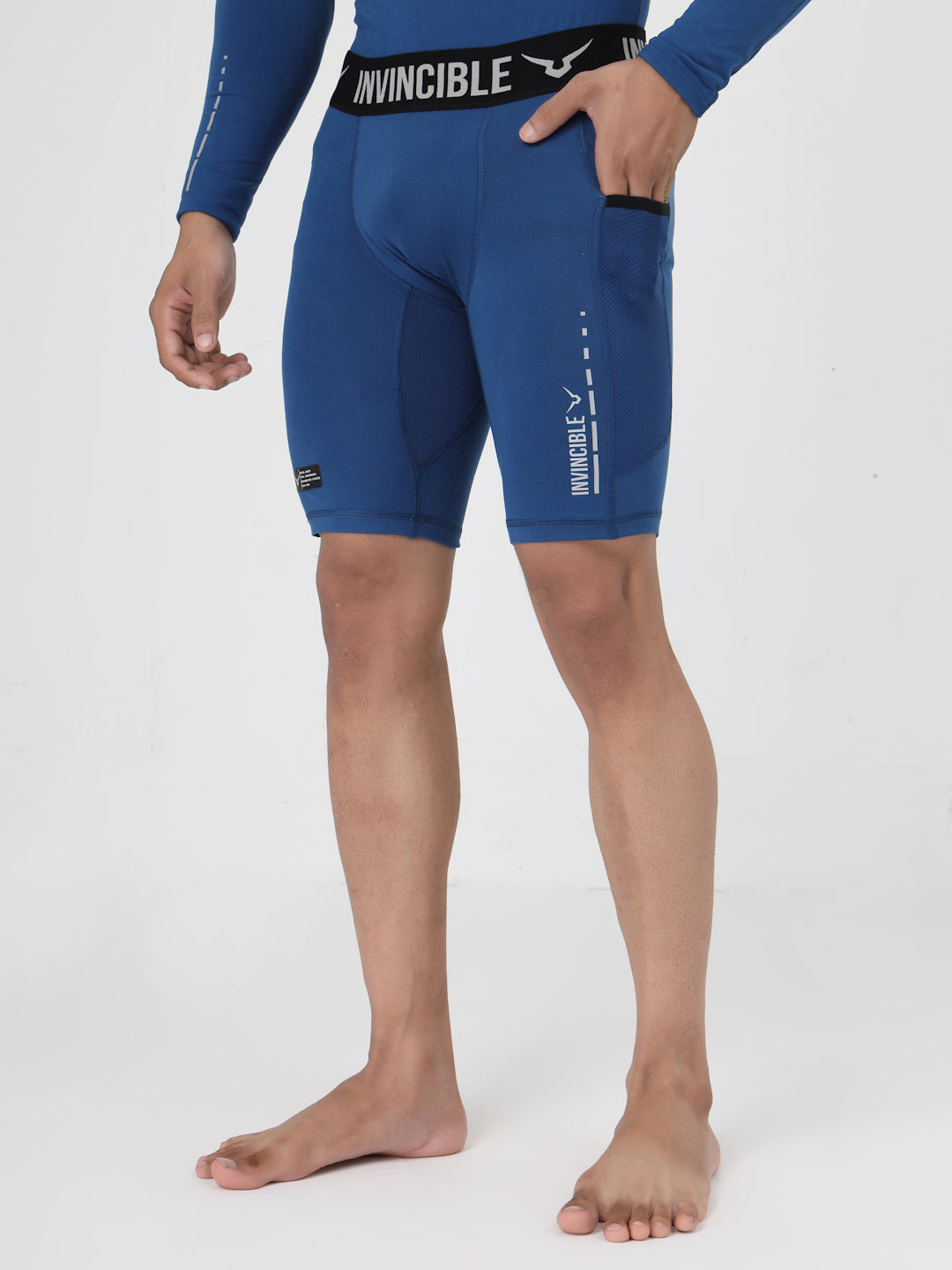 Invincible Men's Ghost Compression Shorts
