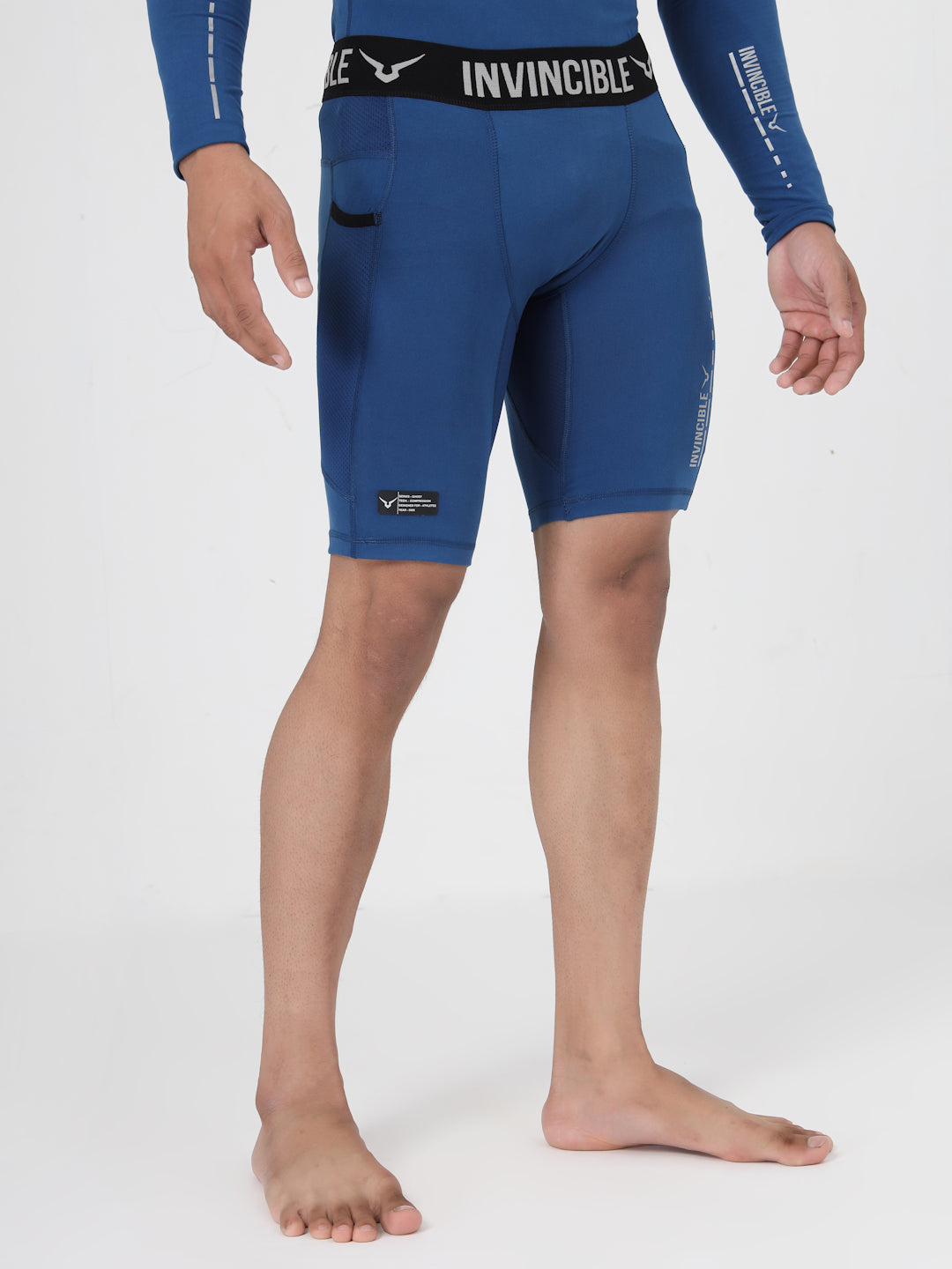 Invincible Men's Ghost Compression Shorts