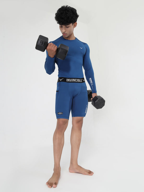 Invincible Men's Ghost Compression Shorts