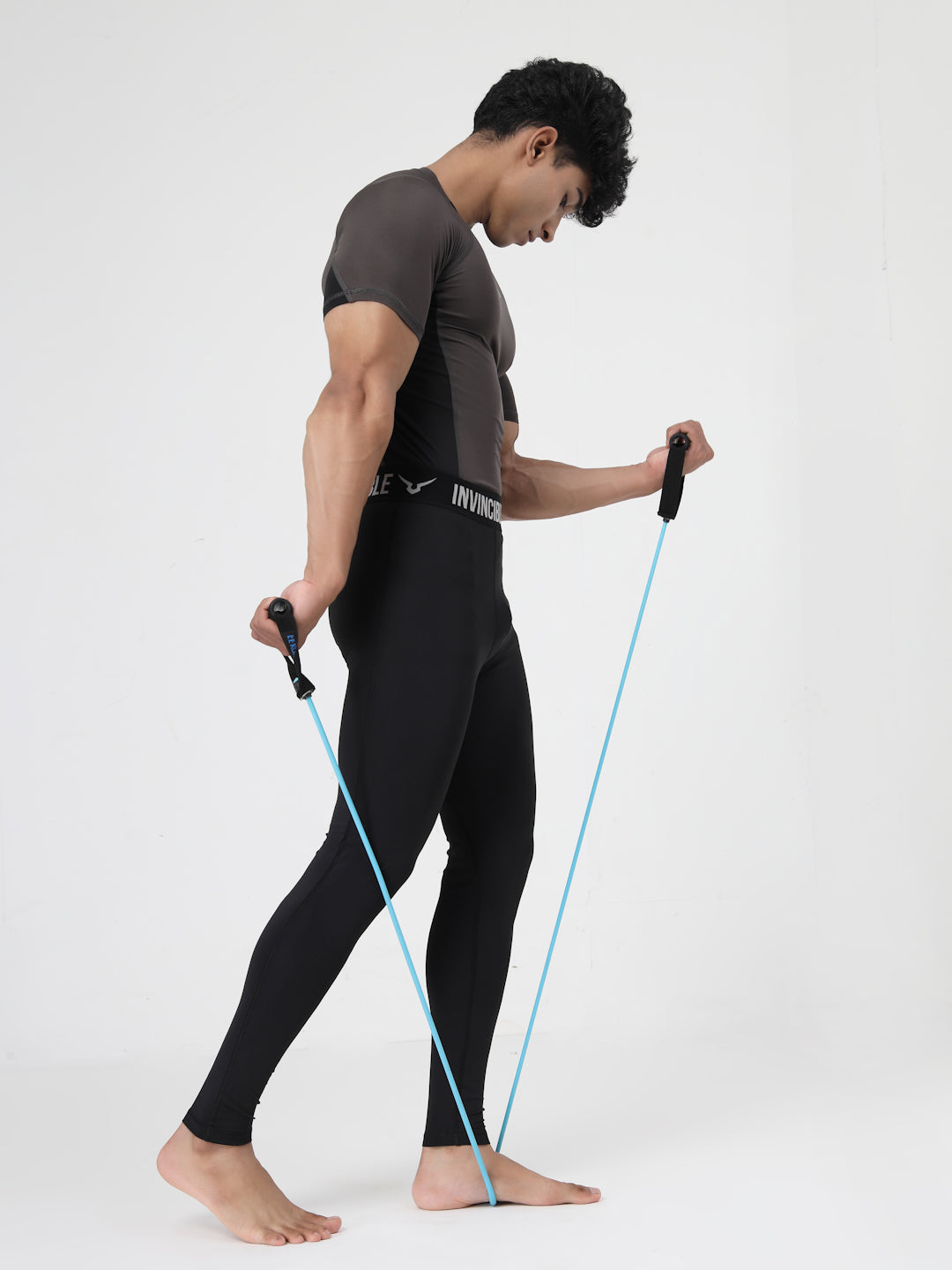 Invincible Men’s Pro Compression Gym Leggings