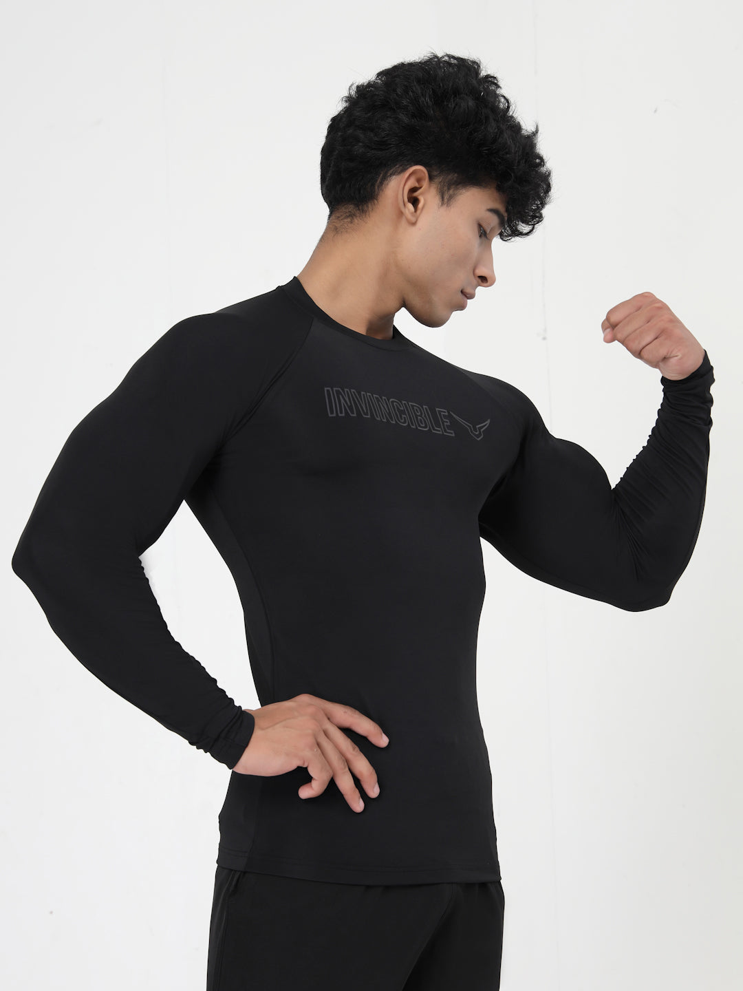 Invincible Men's Long Sleeve Rash Guard