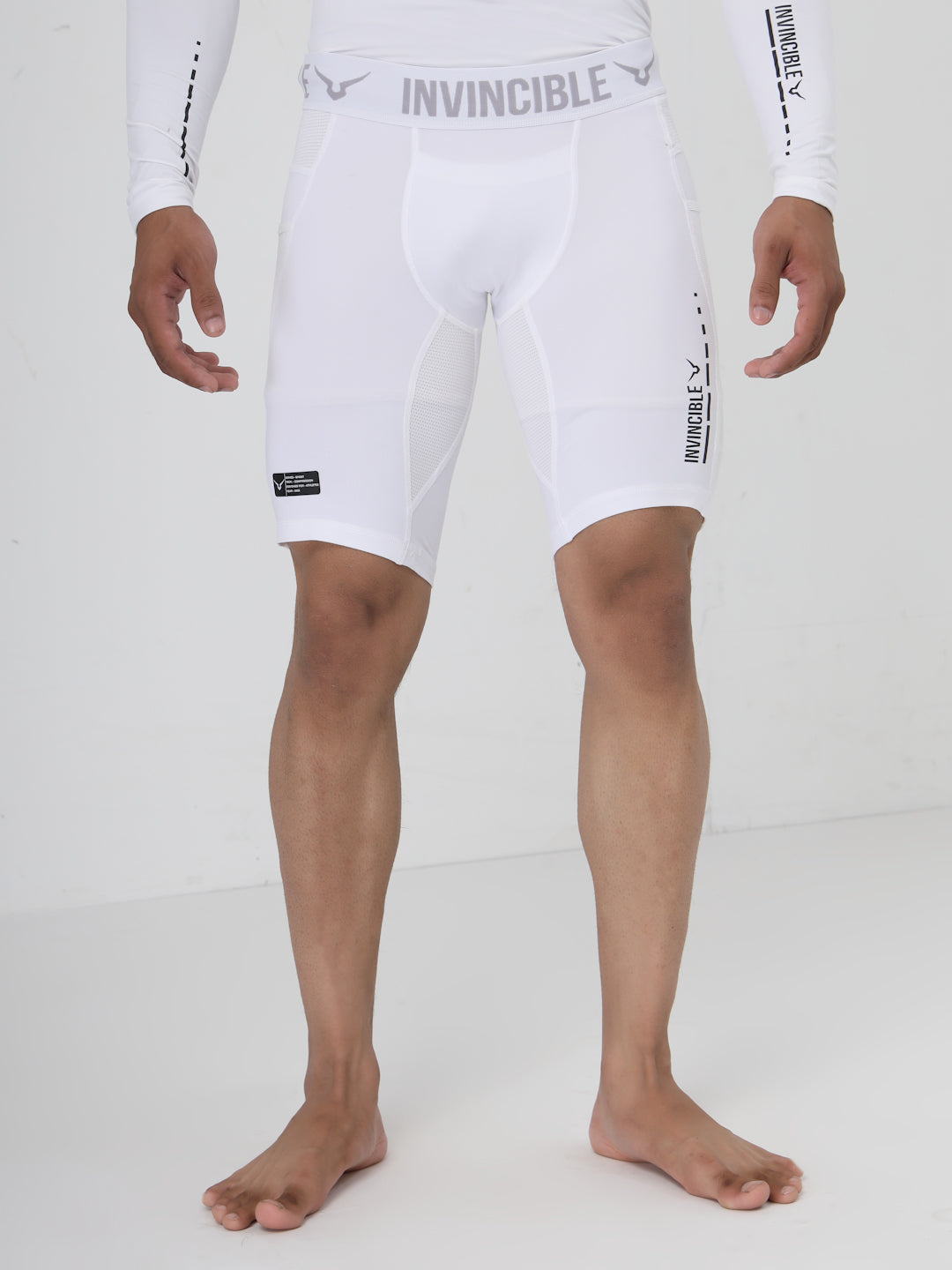 Invincible Men's Ghost Compression Shorts