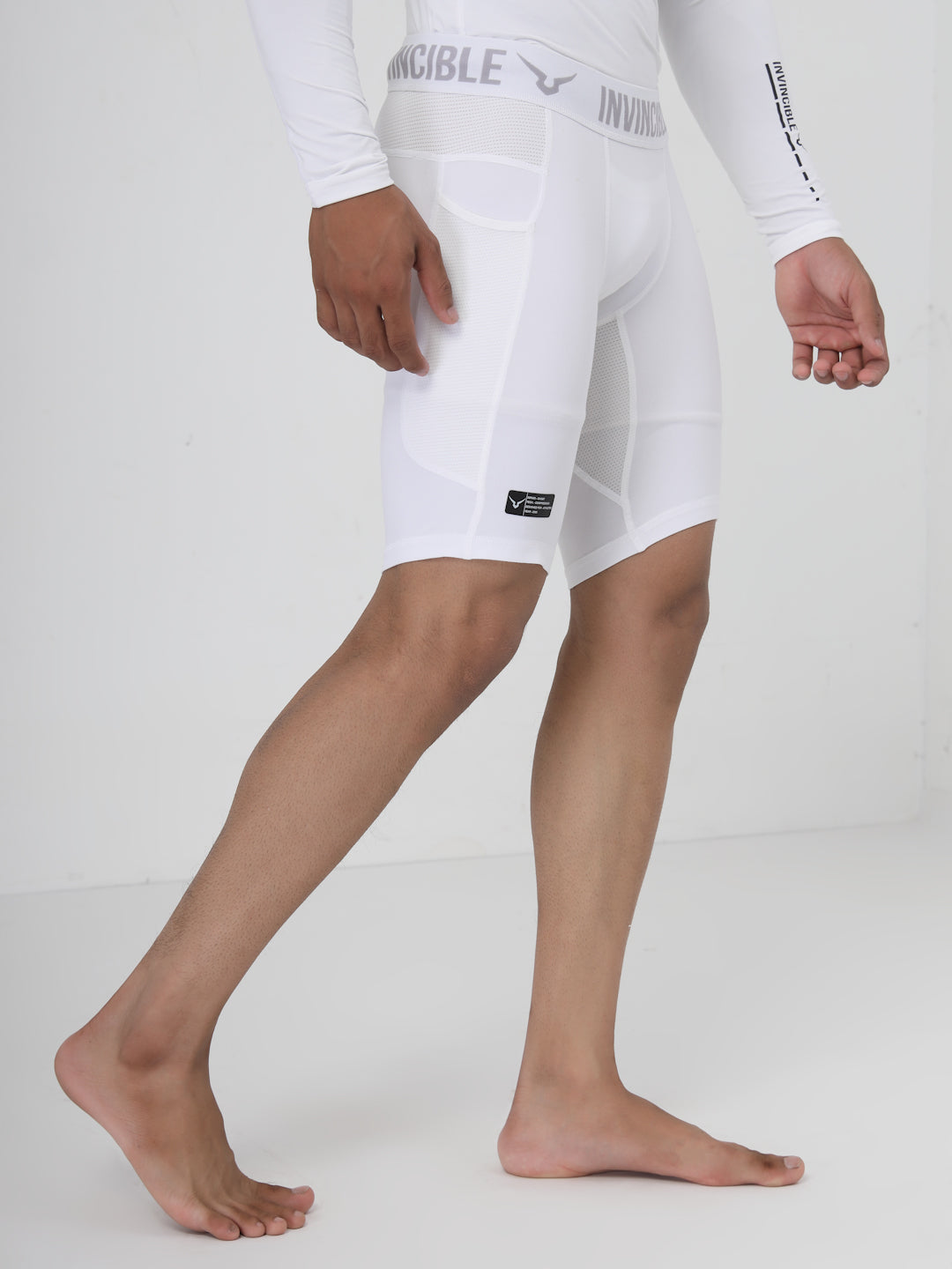 Invincible Men's Ghost Compression Shorts