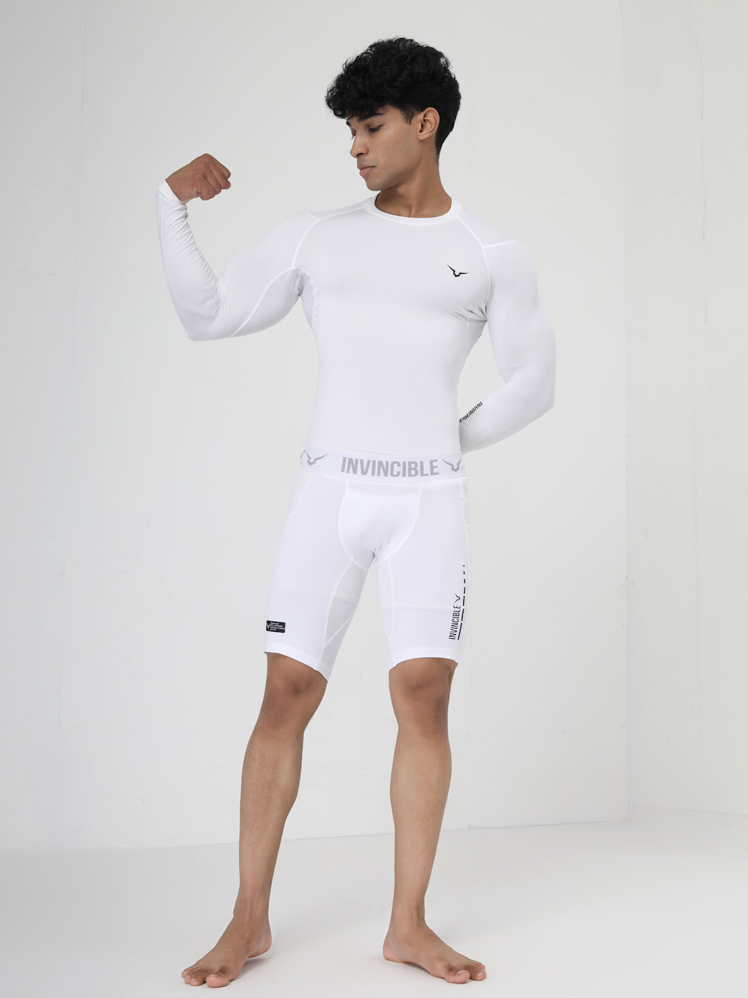 Invincible Men's Ghost Compression Shorts