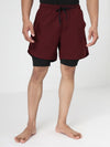 Invincible Men's Double Layered Shorts