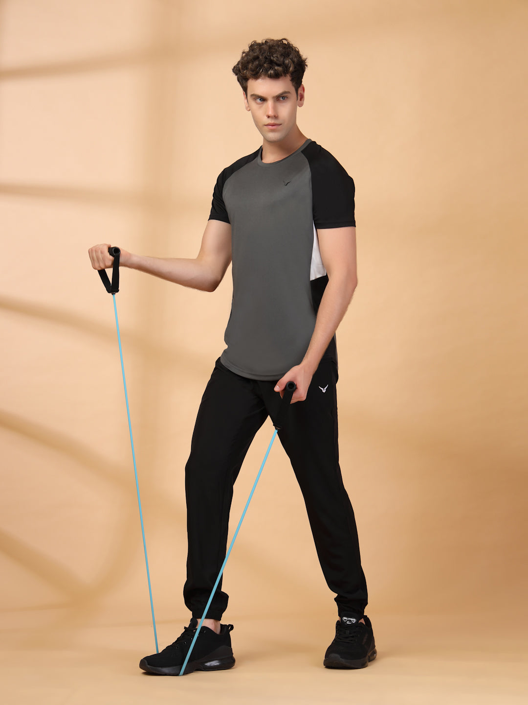 Invincible Men's Color Block Round Neck Tee