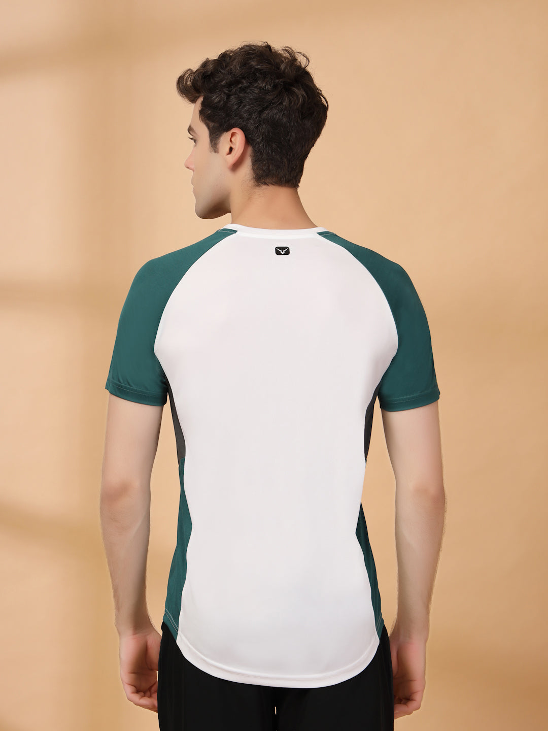 Invincible Men's Color Block Round Neck Tee