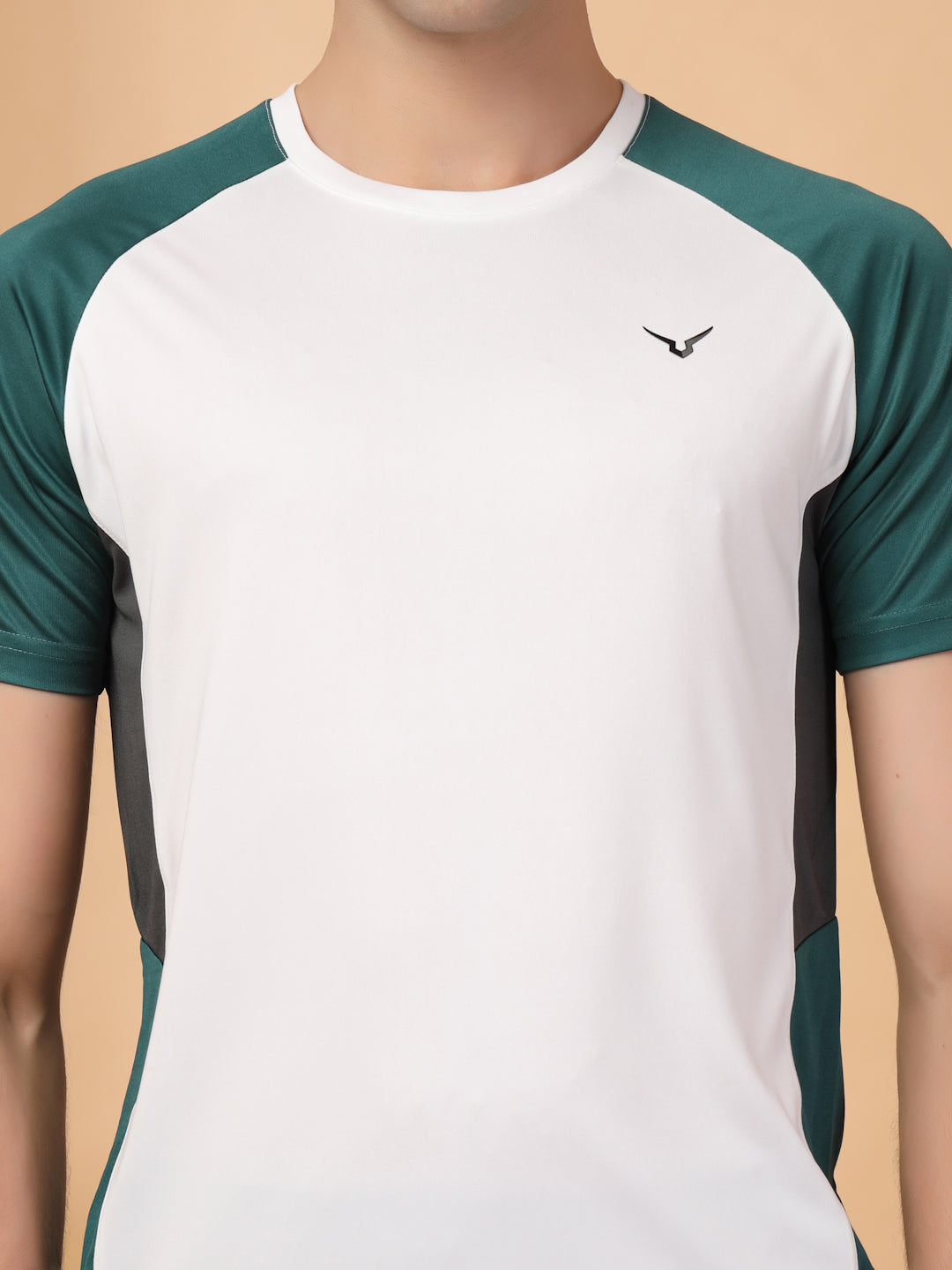 Invincible Men's Color Block Round Neck Tee