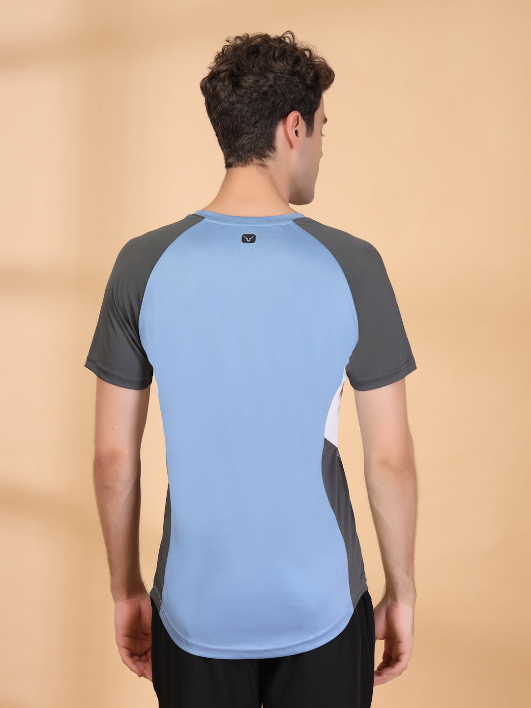 Invincible Men's Color Block Round Neck Tee