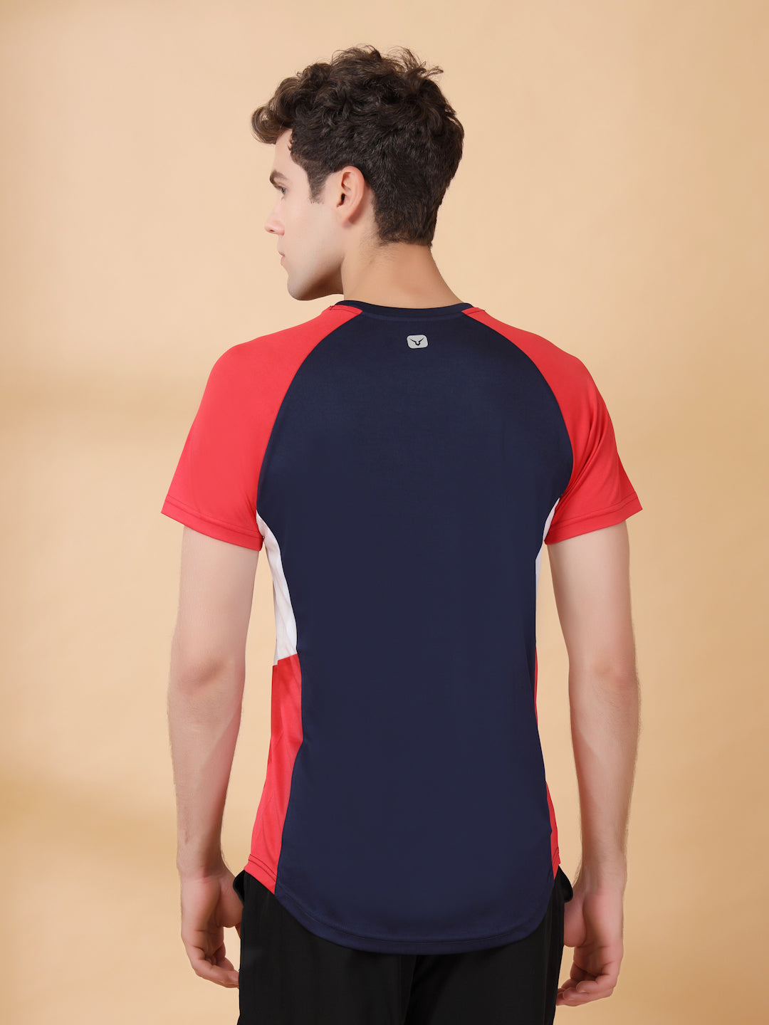 Invincible Men's Color Block Round Neck Tee