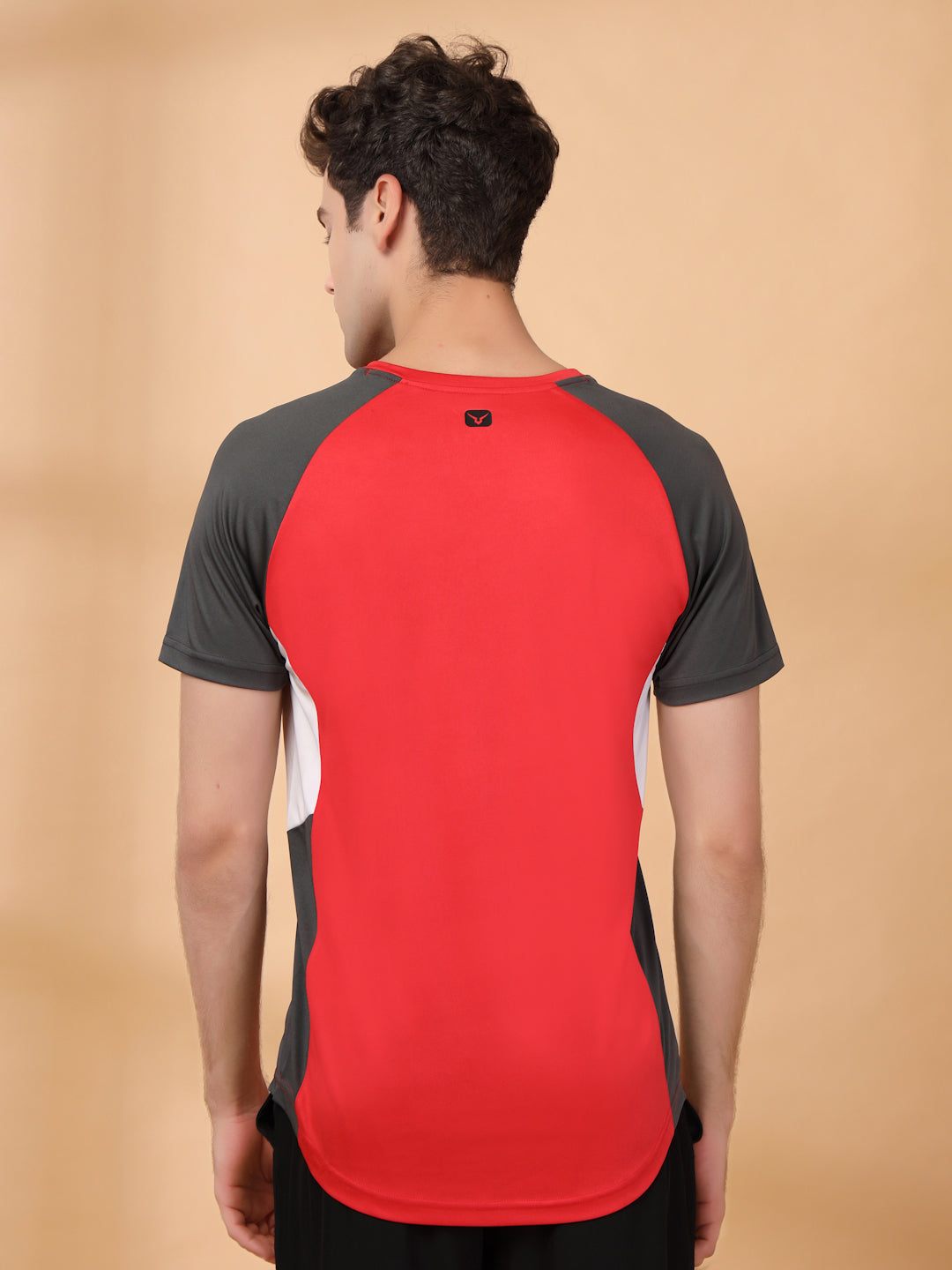 Invincible Men's Color Block Round Neck Tee