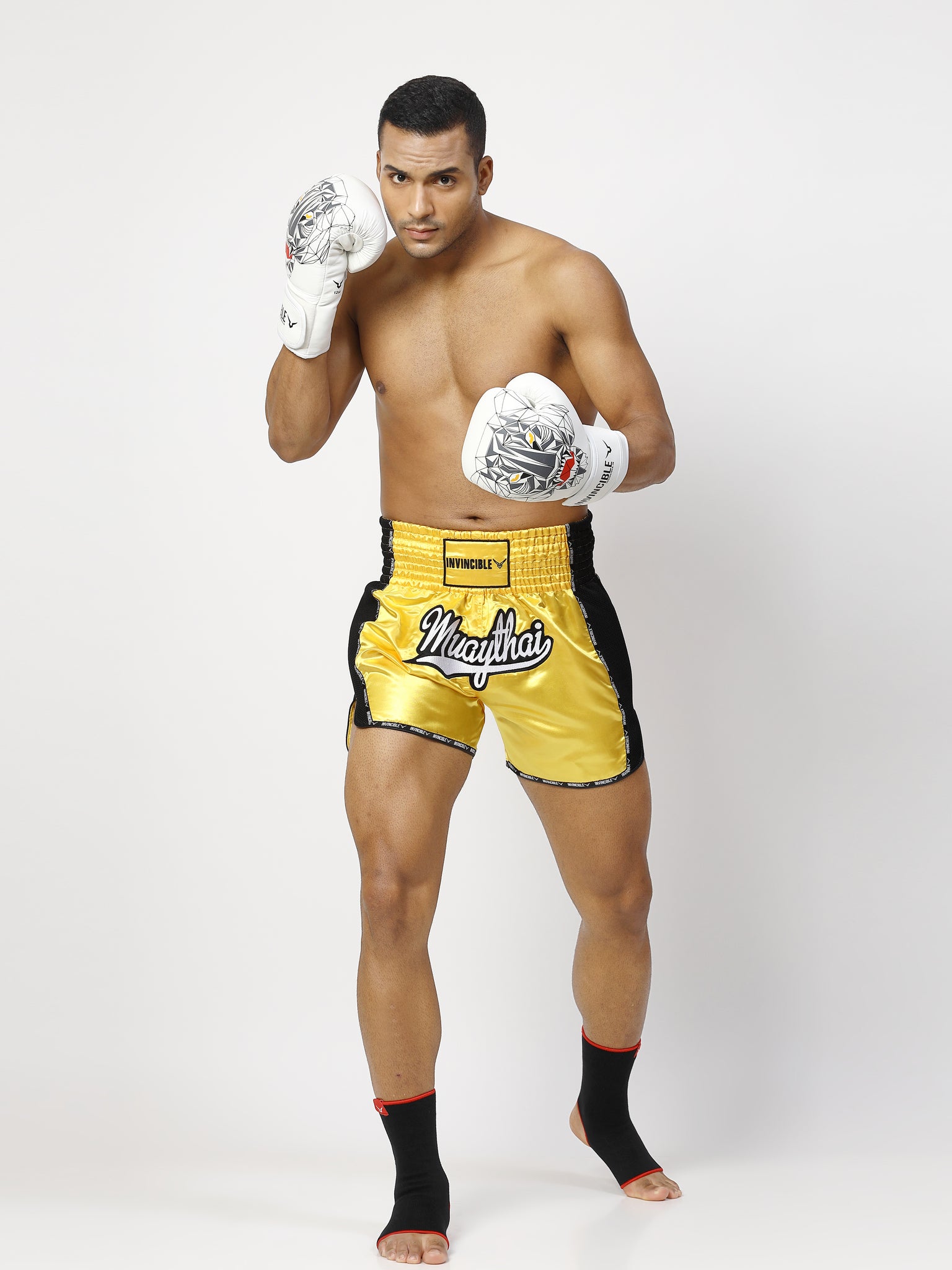 Invincible Unisex Muay Thai Boxing Shorts