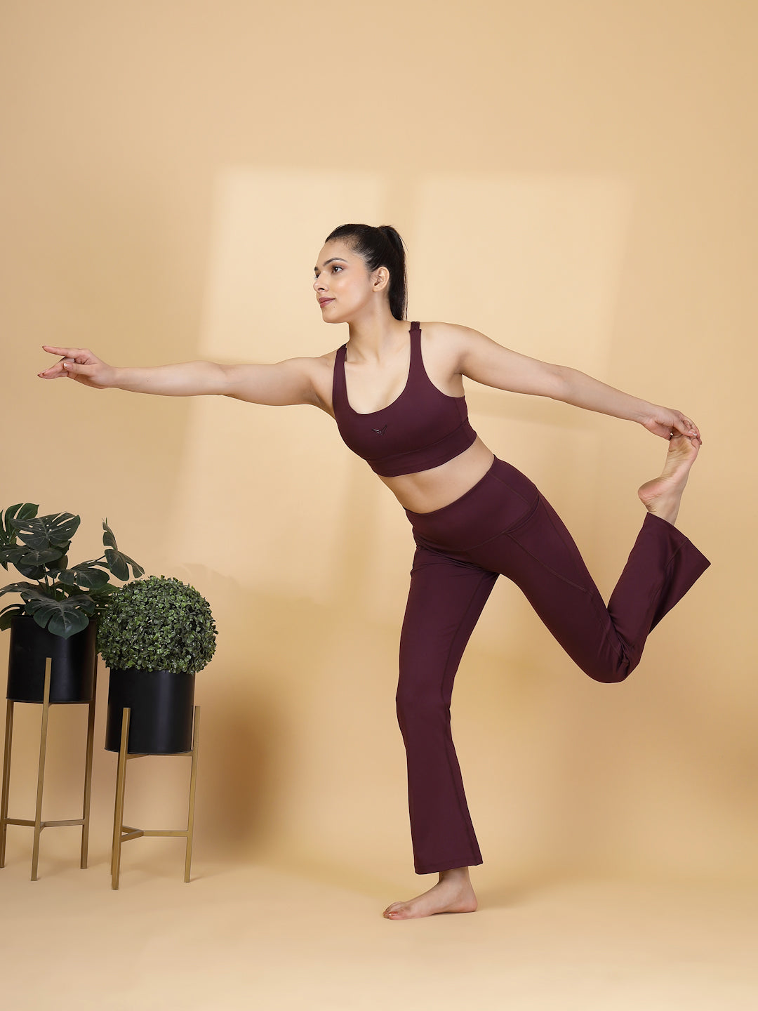 Invincible Women's Yoga Training Flare Pants