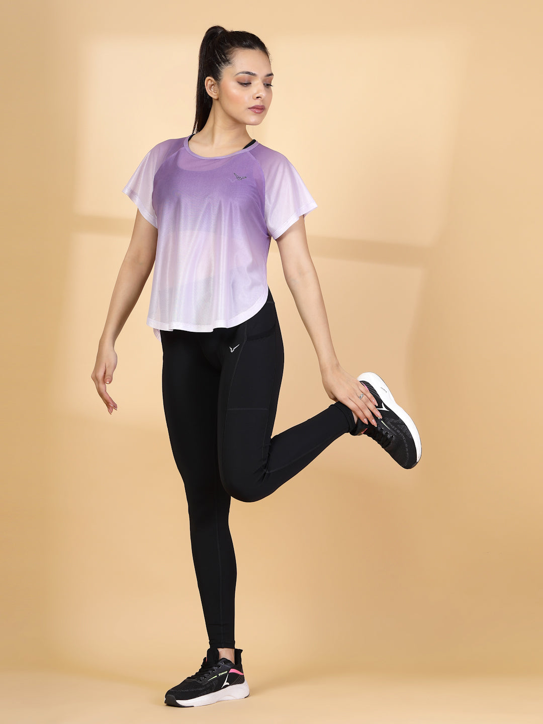 Invincible Women's Yoga Training Mesh Tee