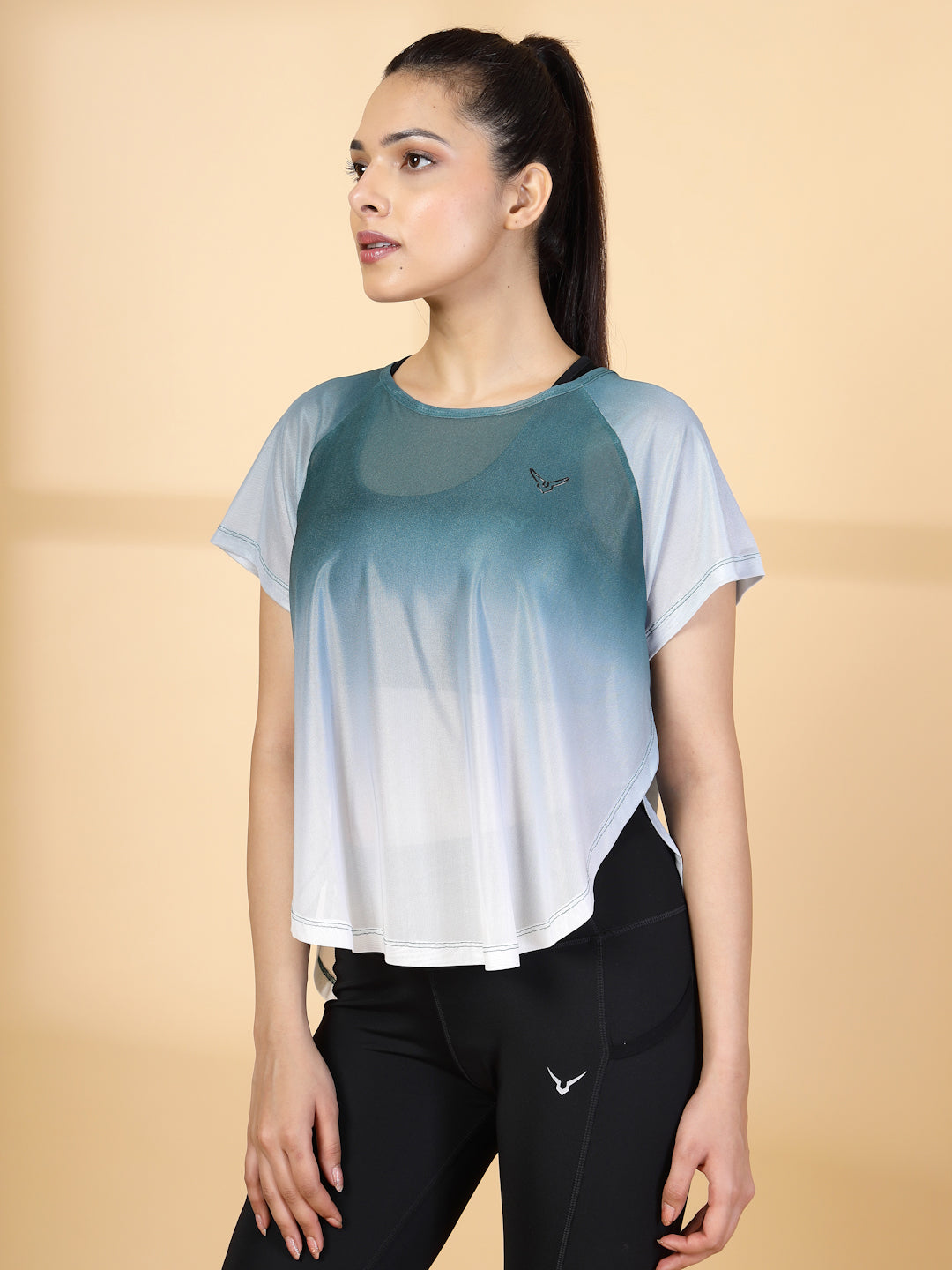 Invincible Women's Yoga Training Mesh Tee