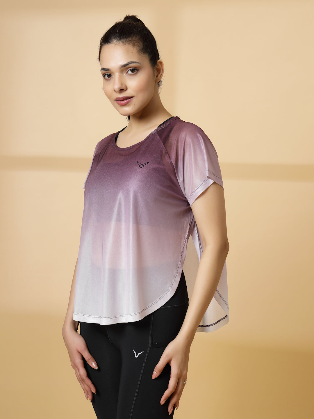 Invincible Women's Yoga Training Mesh Tee