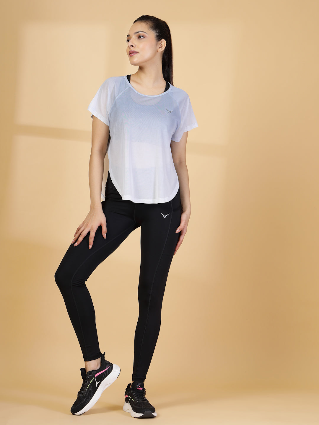 Invincible Women's Yoga Training Mesh Tee