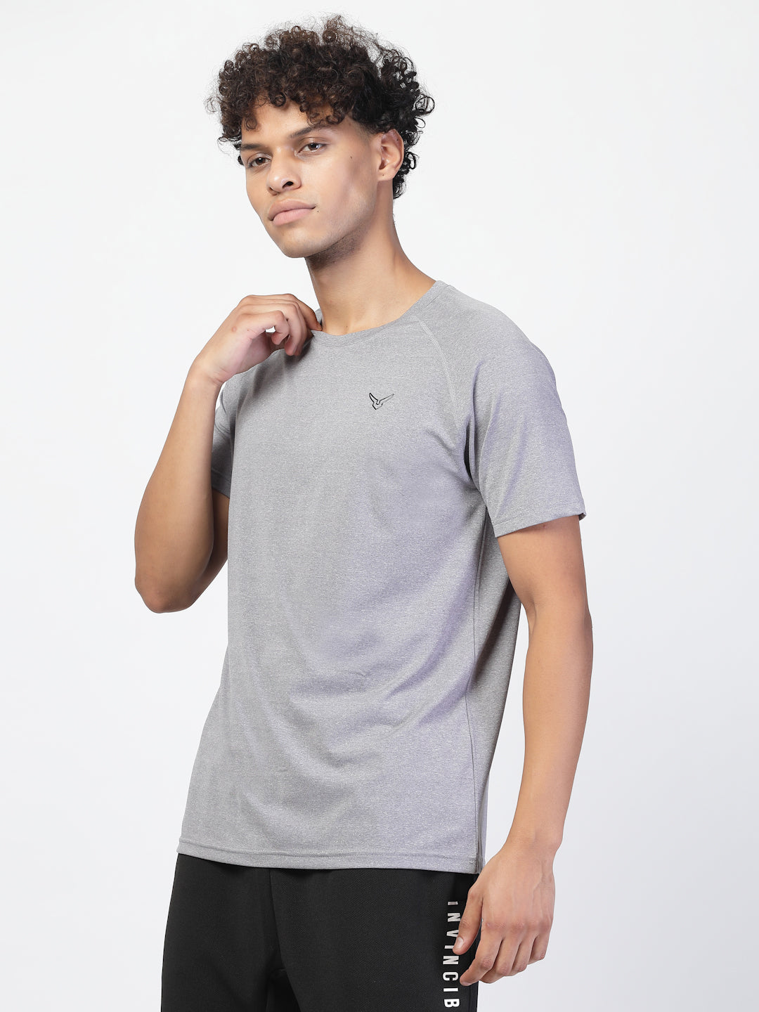 Invincible Men's Round Neck Gym Tee