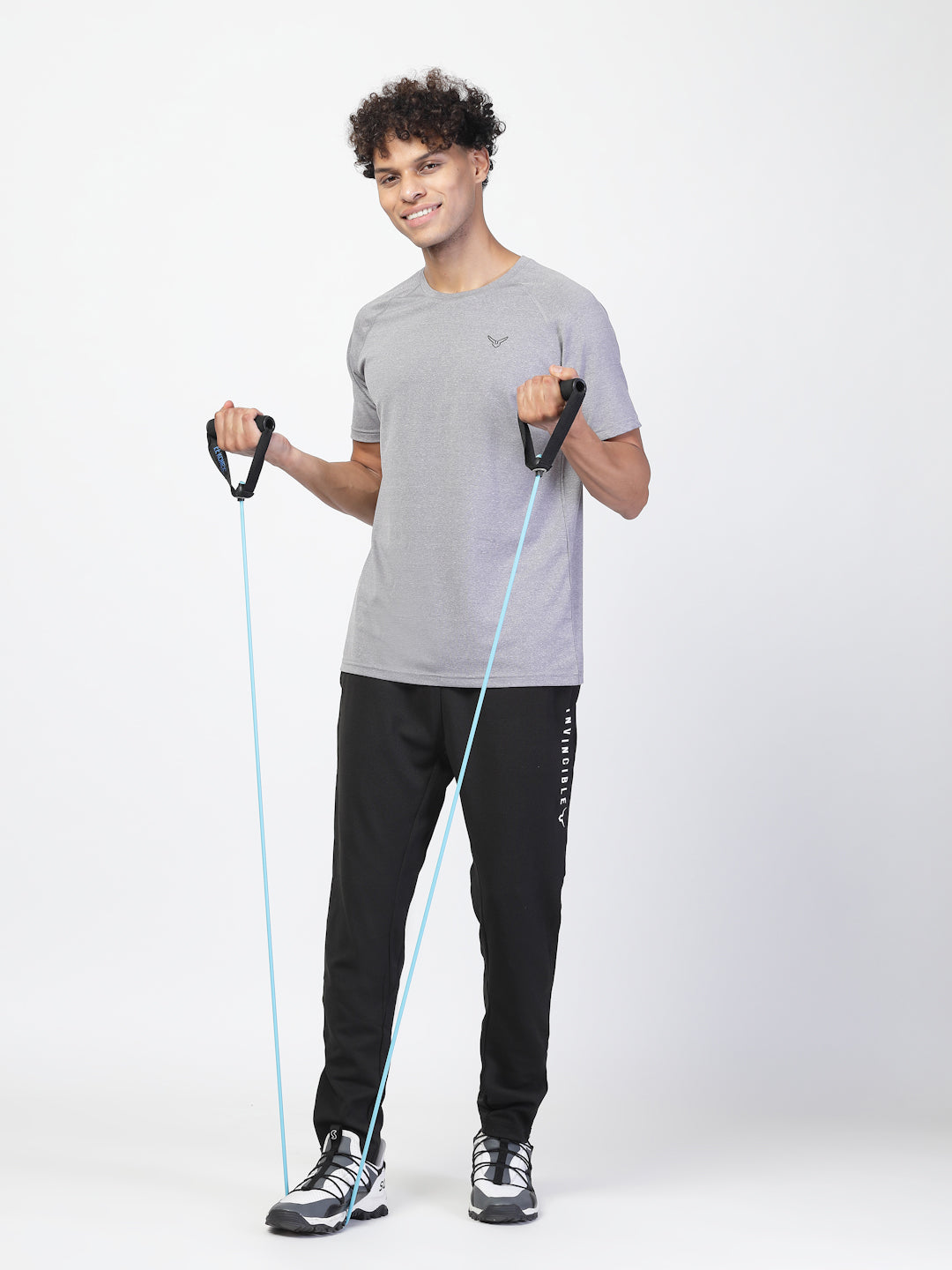 Invincible Men's Round Neck Gym Tee