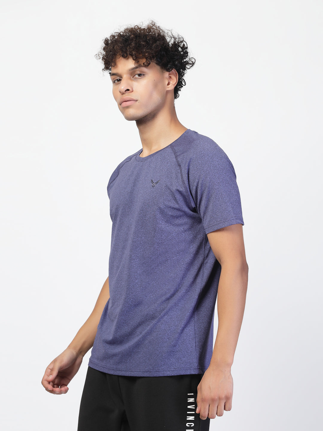 Invincible Men's Round Neck Gym Tee