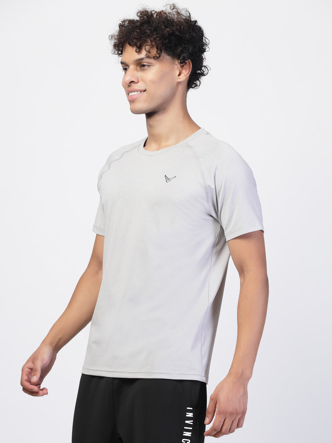Invincible Men's Round Neck Gym Tee