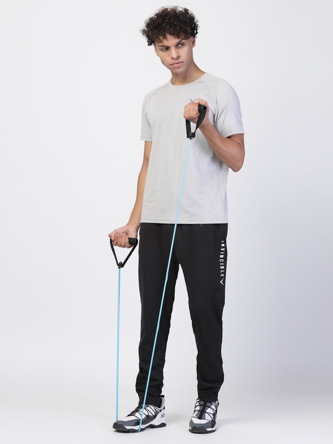 Invincible Men's Round Neck Gym Tee