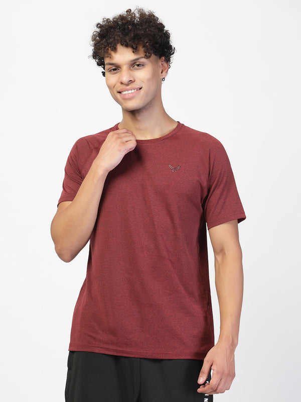 Invincible Men's Round Neck Gym Tee