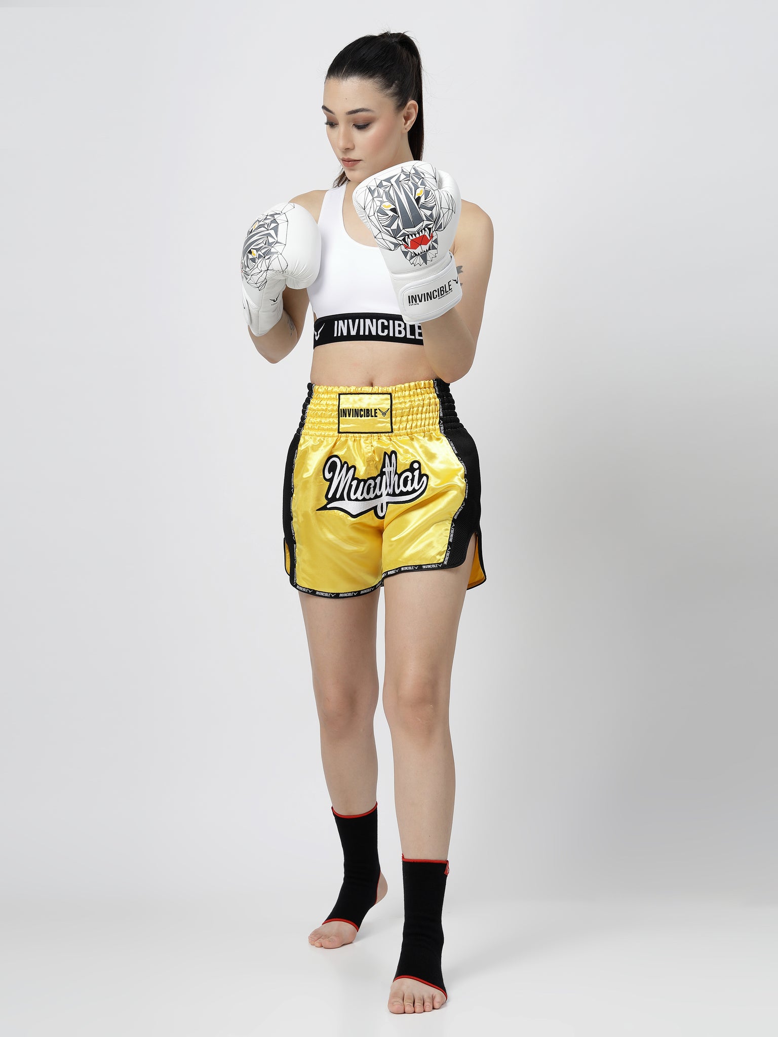 Invincible Unisex Muay Thai Boxing Shorts