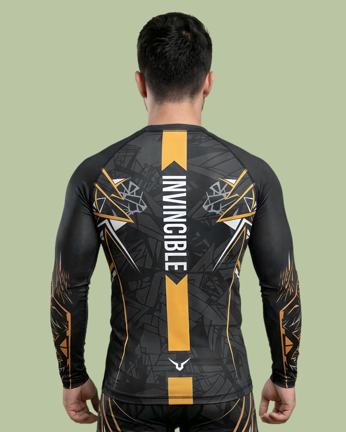 Invincible Men's Viper Full Sleeves Rash Guard