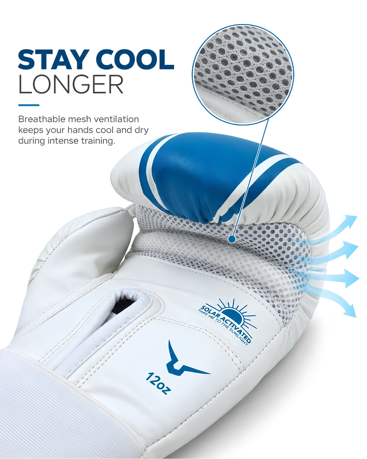 Invincible Solar Activated Tejas Training Boxing Gloves