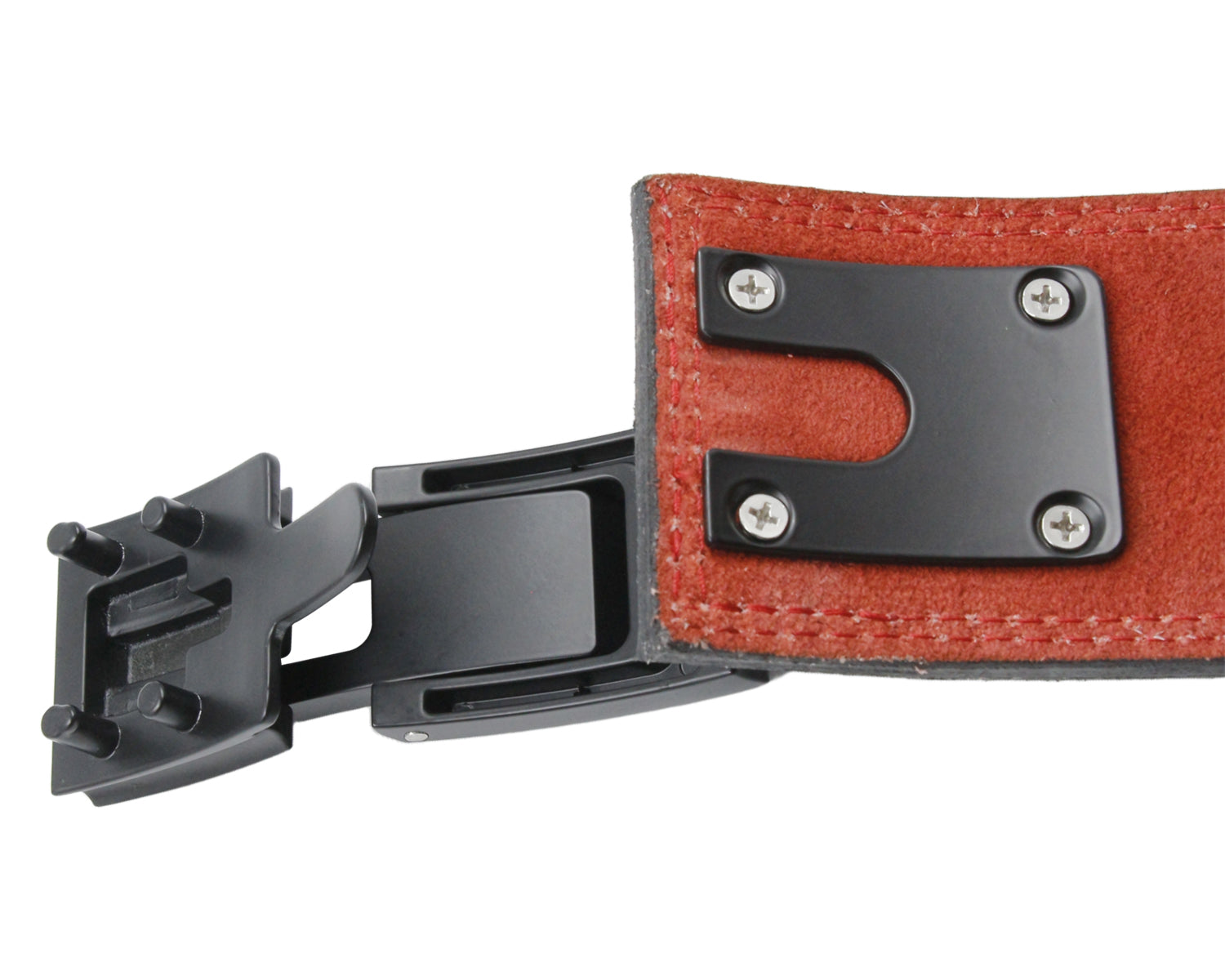 Invincible Power Lifting Leather Belt 4 Inch with Lever Buckle