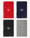 Invincible Cotton Wristband Sweatbands - 5 Inch, Pack of 4
