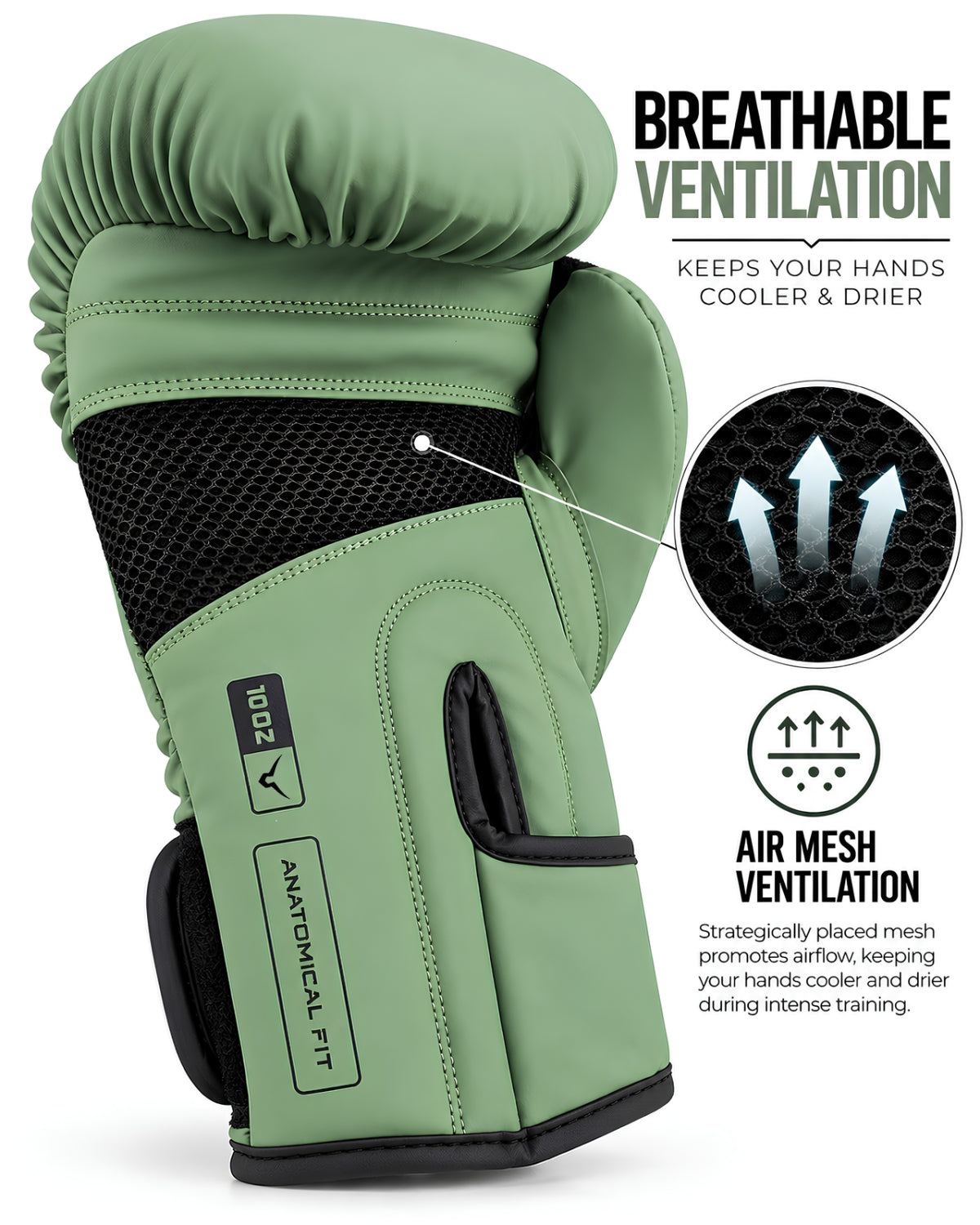 Invincible Āśtra Hook & Loop Training Gloves