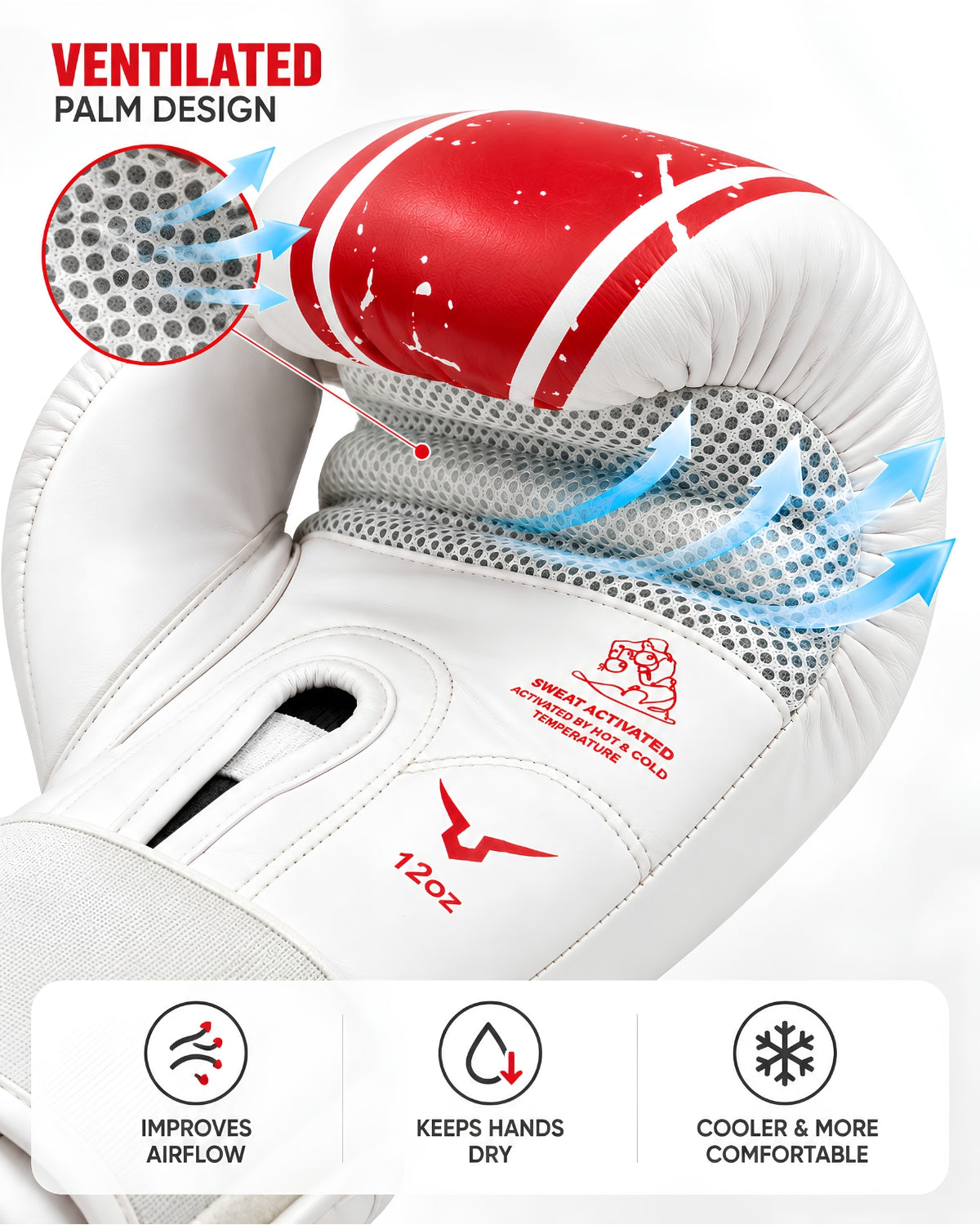 Invincible Temperature Sensitive Tejas Training Boxing Gloves